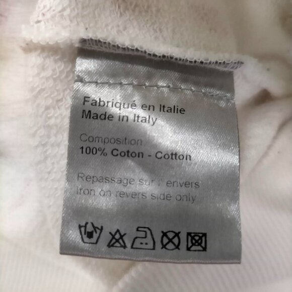 $1795 Authentic DIOR Made in ITALY Women's White Red Hoodie Sweatshirt Sz.XS ? M - Picture 4 of 12